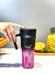 Máy Xay Sinh Tố Cầm Tay Seka NT889 - Dung Tích 470ml, Công Suất 150W, Nhựa ABS Cao Cấp, Xay Nhanh Chóng, Hàng Chính Hãng