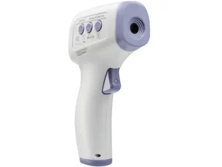 Nhiệt kế hồng ngoại không tiếp xúc HoMedics TIE-240 - Chứng nhận FDA, Đo 6 trong 1, Hiển thị 3 màu, Bộ nhớ 50 kết quả