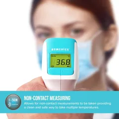 Nhiệt Kế Hồng Ngoại Không Tiếp Xúc HoMedics TE-350-EU - FDA Hoa Kỳ, Đo Nhiệt Độ Cơ Thể An Toàn Cho Bé, Chính Xác 0,1 Độ C