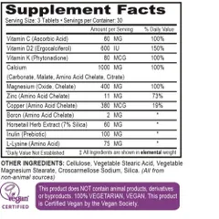 Viên uống Bổ Sung Canxi, Vitamin D & Magiê Thuần Chay Vegan Cal-Mag Plus 90 viên - Hỗ trợ xương khớp khỏe mạnh, hàng chính hãng Mỹ