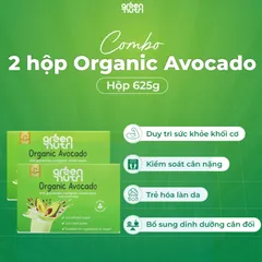 Sữa Hạt Ngũ Cốc Organic Avocado 625gr (Combo 2 Hộp) - BCAAs Tự Nhiên Giúp Chống Oxy Hoá, Đẹp Da, Sản Phẩm Nhập Khẩu Từ Malaysia