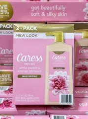 Set Sữa Tắm Caress Daily Silk 750ml - Dưỡng ẩm, Làm mềm mịn da, Hương thơm tự nhiên, Phù hợp mọi loại da