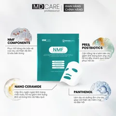 (Hộp 5 Miếng) Mặt Nạ Cân Bằng Lợi Khuẩn MD Care NMF Skin Protection - Phục Hồi Da, Cung Cấp Độ Ẩm, Hàng Rào Da Khỏe Mạnh 