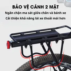 Gác Baga Xe Đạp BIKE PRO Hợp Kim Nhôm Không Gỉ Tải Trọng 60kg - Tiện Lợi Cho Chuyến Đi Dài Hàng Ngày