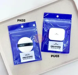 Mút Tán Phấn Vacosi Pro Round Puff - Thiết Kế Độc Đáo, Chất Liệu An Toàn, Dễ Vệ Sinh, Giúp Lớp Trang Điểm Bền Màu