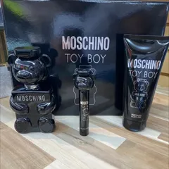 Set Nước Hoa Moschino Toy Boy Nam - Combo 100ml + 10ml + Xịt 100ml - Hương Nước Hoa Quyến Rũ Cho Phái Mạnh