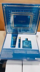 Set Versace Eros Edt 100ml + Ống Xịt 10ml + Gel Tắm 150ml