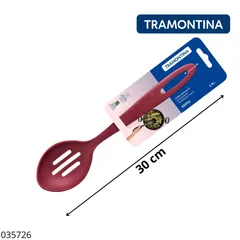 Thìa Lỗ Vớt Đồ Ăn Tramontina 30cm Bằng Nhựa PA Chịu Nhiệt - Dụng Cụ Nhà Bếp Tiện Dụng Xuất Xứ Brazil, Màu Sắc Đẹp Mắt