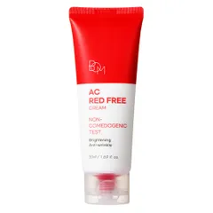 Kem Dưỡng B.O.M AC Red Free Cream 50ml - Giải Pháp Sáng Da Ngừa Mụn, Làm Dịu Và Kháng Khuẩn Cho Da Dầu Nhờn, Hàn Quốc