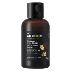 Gel Rửa Mặt Cocoon Cà Phê Đắk Lắk 140ml - Sữa Rửa Mặt Dành Cho Da Tươi Mới, Không Sulfate, Dưỡng Ẩm Tự Nhiên, Giúp Làm Sáng Da