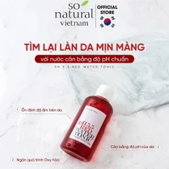 Nước Hoa Hồng So'Natural 250ml - Toner Cấp Ẩm Cho Mọi Làn Da, Dưỡng Da Đều Màu, Sáng Mịn, Phù Hợp Với Da Nhạy Cảm