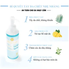 Gel Tẩy Tế Bào Chết Meishoku Detclear Nhật Bản 180ml - Peeling Gel AHA BHA Tẩy Da Chết cho Mọi Loại Da, Làm Sáng và Mềm Mại Da