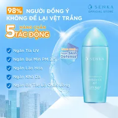 Gel Sữa Chống Nắng Senka Perfect UV Gel SPF50+ PA++++ 80g - Dưỡng ẩm, Bảo vệ da khô khỏi tia UV, không nhờn rít