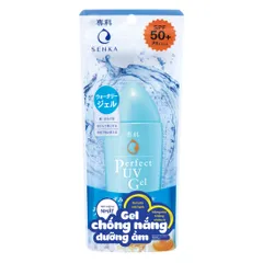 Gel Sữa Chống Nắng Senka Perfect UV Gel SPF50+ PA++++ 80g - Dưỡng ẩm, Bảo vệ da khô khỏi tia UV, không nhờn rít