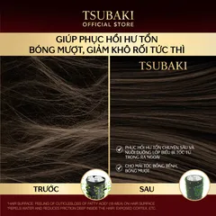 Kem Xả Tsubaki Premium Moist Treatment 180g - Dưỡng Tóc Bóng Mượt, Phục Hồi Hư Tổn, Sản Phẩm Cao Cấp Nhật Bản
