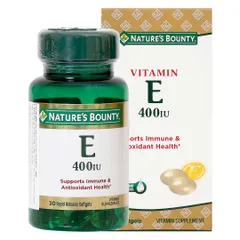 Viên Uống Nature's Bounty Vitamin E 400IU 30 Viên