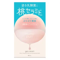 Kem Dưỡng Ẩm Momopuri Gel Hương Đào 80g - Dưỡng Da Nhẹ Mượt, Cấp Ẩm Sâu, Phù Hợp Cho Da Dầu Thiếu Ẩm, Xuất Xứ Nhật Bản