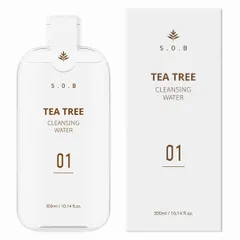 Nước Tẩy Trang S.O.B Tea Tree 300ml - Giải Pháp Làm Sạch Da Nhạy Cảm, Giảm Mụn, Không Gây Kích Ứng, Dưỡng Ẩm Tự Nhiên
