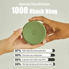 Siêu Phấn Nước Glamrr Q 15g Vegan Super Glow Cushion SPF50+/PA++++ - Phấn Trang Điểm Căng Bóng Chăm Sóc Da, Ngăn Ngừa Nắng