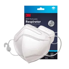 Khẩu Trang 3M Nexcare KN95 9513 - Lọc 95% Bụi Mịn, Bảo Vệ Virus, Thiết Kế 3D, Màu Đen Trắng, Khẩu Trang Chống Bụi Kháng Khuẩn