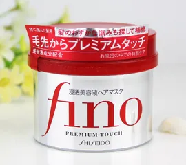 Kem Ủ Tóc Fino Premium Touch Shiseido 230G - Dưỡng Ẩm, Phục Hồi Tóc Hư Tổn, Giúp Tóc Óng Ả, Mềm Mượt, Thoải Mái Như Spa