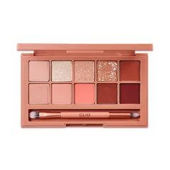 Bảng Phấn Mắt Clio 03 Coral Talk Pro Eye Palette - 10 Ô Màu Đẹp, Chất Phấn Mềm Mịn, Phong Cách Thời Trang Hàn Quốc