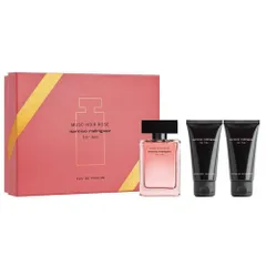 Bộ quà tặng Nước hoa Narciso Rodriguez For Her Musc Noir Rose 150ml - Gel tắm & Dưỡng thể thơm nữ tính, quyến rũ, sang trọng