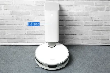 Robot Hút Bụi Thông Minh Samsung VR30T85513W/SV - Lực Hút 4200PA, Thiết Kế Nhỏ Gọn, Tự Tạo Bản Đồ 3D, Điều Khiển Bằng Giọng Nói