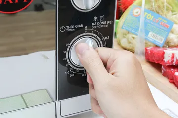 Lò Vi Sóng Sharp R-203VN-M 20 Lít - Kiểu Dáng Sang Trọng, 800W, Đèn Quan Sát, Nấu Nhanh, Hẹn Giờ Tiện Lợi, Dễ Dàng Vệ Sinh