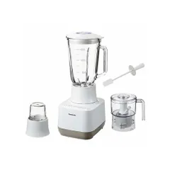 Máy Xay Sinh Tố Panasonic MX-MG53C1CRA 700W - 3 Cối Thủy Tinh Đa Năng, Xay Đá, Thịt, Sinh Tố Dễ Dàng và Tiện Lợi