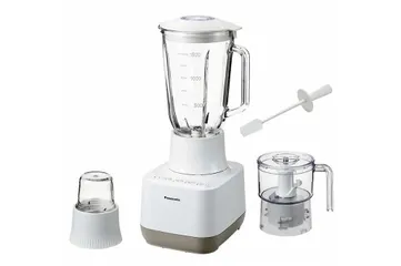 Máy Xay Sinh Tố Panasonic MX-MG53C1CRA 700W - 3 Cối Thủy Tinh Đa Năng, Xay Đá, Thịt, Sinh Tố Dễ Dàng và Tiện Lợi
