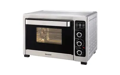 Lò Nướng Sharp EO-A383RCSV-ST 38L - Công Suất 1800W, Hẹn Giờ 120 Phút, Thiết Kế Đẹp Măt, Nướng Xiên Quay Dễ Dàng