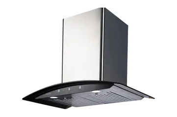 Máy Hút Mùi Cao Cấp Nagakawa NKCH03M70 - Thiết Kế Kim Loại Bạc và Kính Đen, Tiết Kiệm Điện, Công Nghệ NaSYNC, Dễ Vệ Sinh