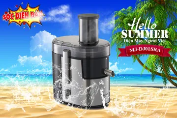 Máy Ép Trái Cây Panasonic MJ-DJ01SRA 2L - Công Suất 800W, Thiết Kế Inox Chắc Chắn, Ép Nước Tươi Ngon Nhanh Chóng