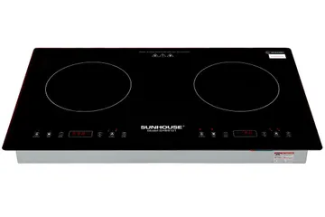 Bếp từ đôi Sunhouse SHB9101 - Bếp từ hiện đại lắp âm, bảng điều khiển cảm ứng, mặt kính ceramic bền đẹp, hẹn giờ tiện lợi