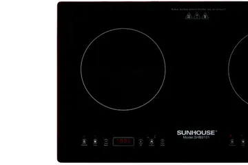 Bếp từ đôi Sunhouse SHB9101 - Bếp từ hiện đại lắp âm, bảng điều khiển cảm ứng, mặt kính ceramic bền đẹp, hẹn giờ tiện lợi