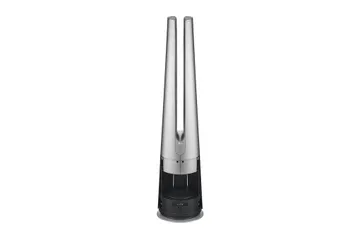 Máy Lọc Không Khí LG PuriCare AeroTower Màu Bạc - Công Nghệ UVnano, True HEPA, Phạm Vi Lọc 76m², Tiện Ích Thông Minh, Chính Hãng