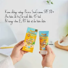 KCN - Kem Chống Nắng Trẻ Em Pororo Sun Cream 50ml ,  bảo vệ da khỏi tác động có hại từ tia UV