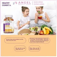 Kẹo dẻo bổ sung vitamin tổng hợp Healthy Care Kids Gummy Multivitamins, 250 Viên