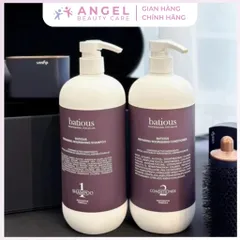 Cặp Dầu Gội Xả Batious 500ml Giảm Rụng Tóc, Phục Hồi Hư Tổn