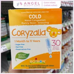 Muối Vi Lượng Coryzalia Boiron & Coldcalm Tăng Cường Sức Đề Kháng Cho Bé
