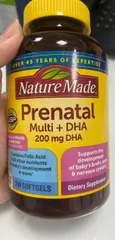 Ảnh đánh giá [Hàng Nhập khẩu] Vitamin tổng hợp dành cho bà bầu Nature Made Prenatal Folic Acid + DHA - 150 viên hỗ trợ sức khỏe mẹ và sự phát triển thai nhi, ngăn dị tật ống thần kinh.