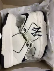 Ảnh đánh giá Giày Sneaker MLB Chunky Liner Yankees Off White Unisex - Giày Thể Thao Cổ Cao Thời Trang Hàn Quốc 3ASXCA12N-50WHS