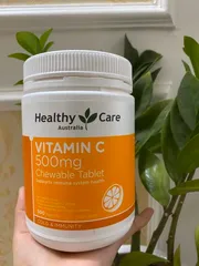 Ảnh đánh giá Viên nhai vitamin C Healthy Care của Úc 500mg - Bổ sung Vitamin C thiên nhiên, tăng cường sức đề kháng và làm đẹp da cho trẻ em và người lớn.