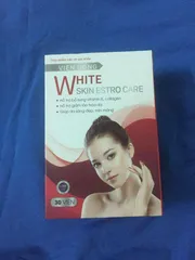 Ảnh đánh giá Viên Uống Hỗ Trợ Trắng Da White Skin Estro Care - Bổ Sung Collagen, Vitamin E, Giúp Da Trẻ Hóa, Mịn Màng, 30 Viên