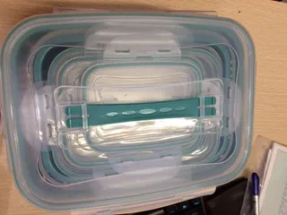 Ảnh đánh giá Set 5 hộp đựng thực phẩm có nắp đậy - Giải pháp tiện lợi cho tủ lạnh, bảo quản rau củ quả tươi ngon, tiết kiệm không gian