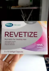 Ảnh đánh giá Viên uống Mega We Care Revetize HNS Complex - Giải pháp giảm rụng tóc, kích thích mọc tóc chắc khỏe - Hộp 30 viên bổ sung dưỡng chất