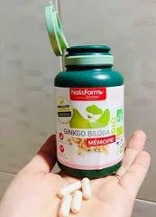 Ảnh đánh giá Viên uống bổ não Ginkgo Biloba Memoire Nat & Form - Hỗ trợ tăng cường trí nhớ, tuần hoàn não, giảm căng thẳng - Lọ 200 viên hữu cơ