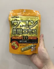 Ảnh đánh giá (Hàng nhập khẩu) Bột nghệ Orihiro Nhật Bản hỗ trợ giải rượu túi 20 gói