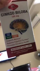Ảnh đánh giá Viên uống Ginkgo Biloba 120mg Olympian Labs - Hỗ trợ cải thiện tuần hoàn não, tăng cường trí nhớ và tập trung, sản phẩm sức khỏe tự nhiên.
